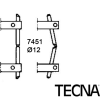 Elektrodų pora Tecna 7451 (12mm)