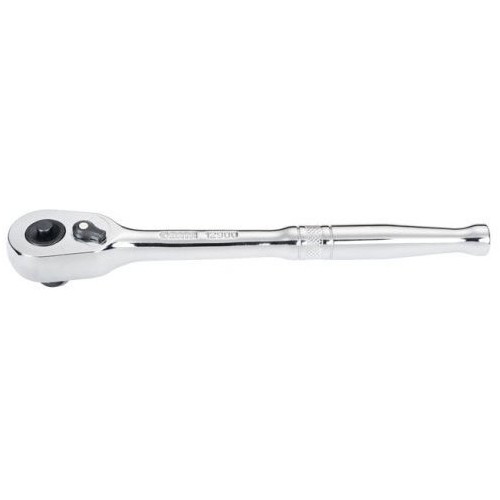 1/2" Dr. Quick-release ratchet with metal handle, L250mm