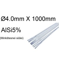 TIG vielos strypai AlSi5% (Ø4.0mm X 1000mm) 2.5kg