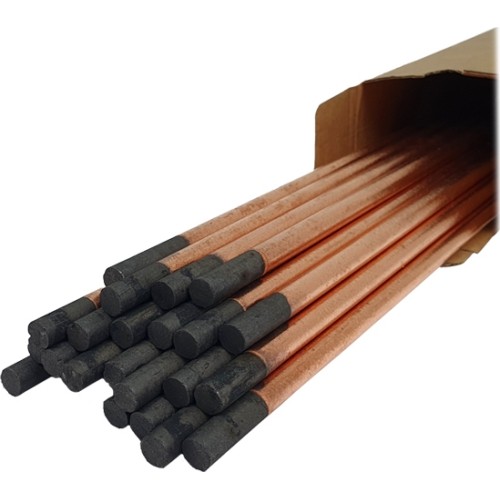 Copper-plated carbon electrode - 10 mm