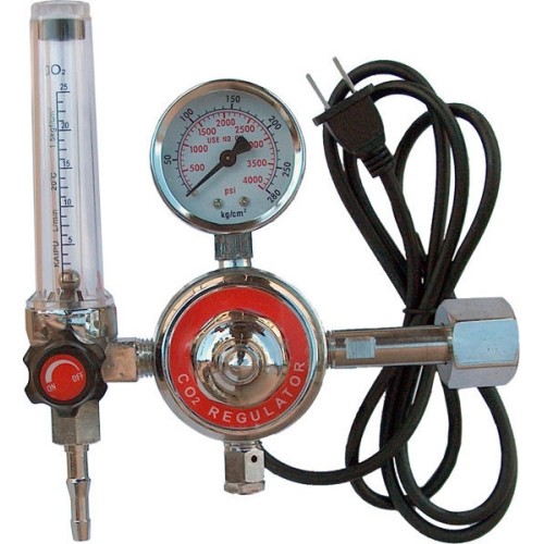 CH-258 CO₂/Argon regulator with heater and rotameter - AC 24