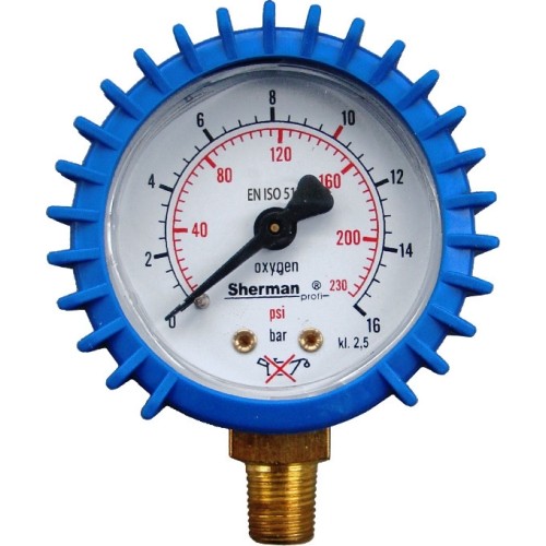 Pressure gauge ⌀ 50mm for Mouse Oxygen reducer - Cylinder 315 bar