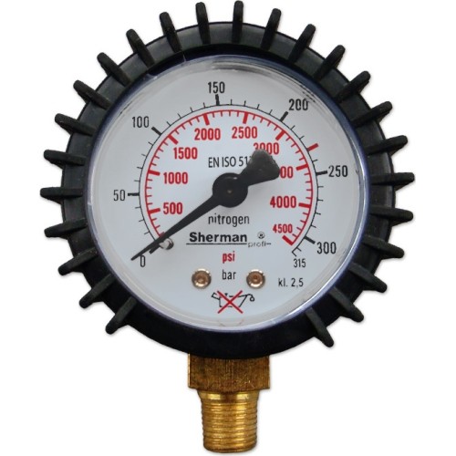 Pressure gauge ⌀ 50mm for Mouse Nitrogen reducer - Cylinder 315 bar