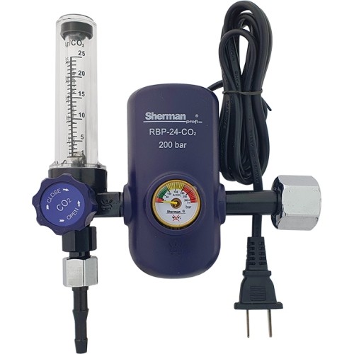 Mini Ar/CO₂ reducer with heater and rotameter - AC 24