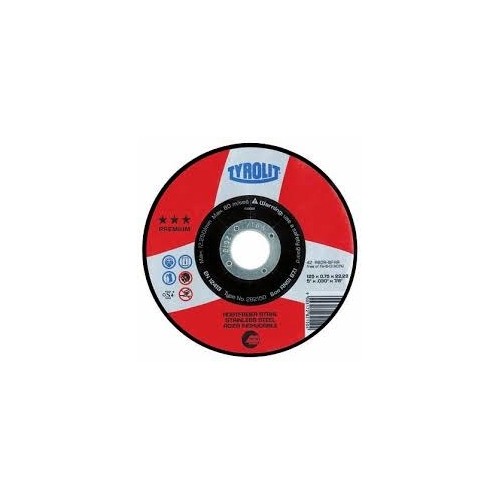 Grinding disc Tyrolit 150x3.0x22.23 2in1, universal, red