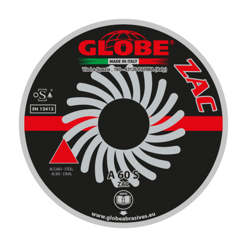 Pjovimo diskas Globe 230x2.0x22.2 A60S, plienui