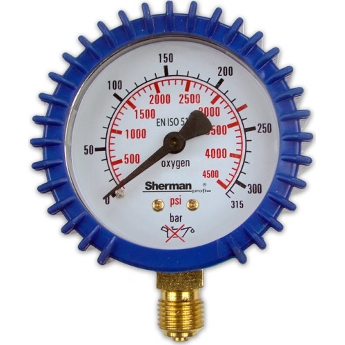Pressure gauge ⌀ 63mm for TURBO Oxygen reducer - 315