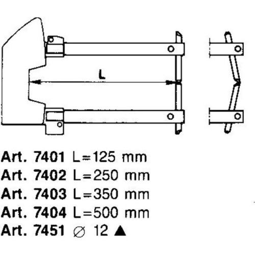 Tecna svirčių pora 7404 su elektrodais (7451 D12mm)