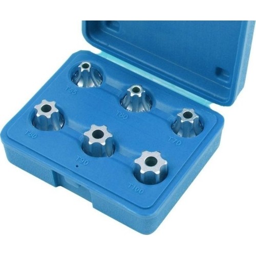 1/2" Dr. Bit socket set (TORX) 6pcs.