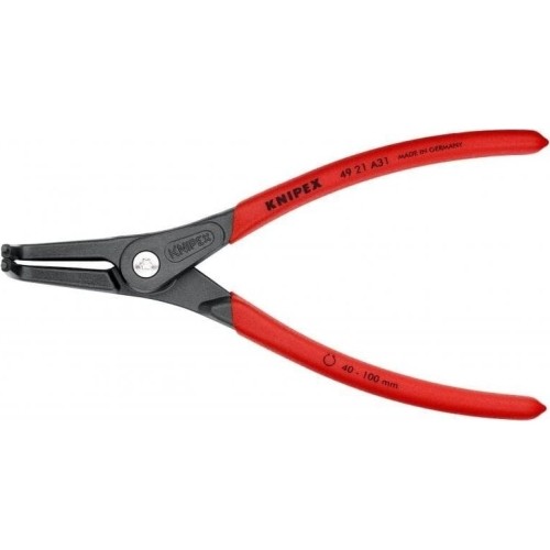 Precision circlip pliers. External. Bent 210mm (Ø40-100mm) KNIPEX