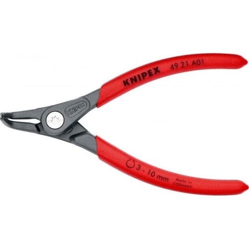 Replės išoriniams žiedams. Lenktos 130mm (Ø3-10mm) KNIPEX