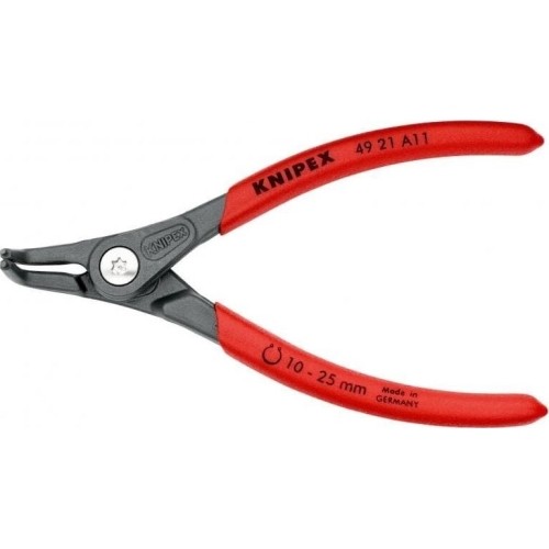 Replės išoriniams žiedams. Lenktos 130mm (Ø10-25mm) KNIPEX