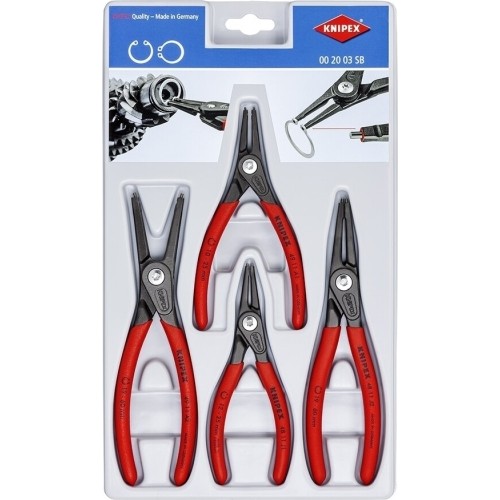 Precision circlip pliers set 4pcs KNIPEX