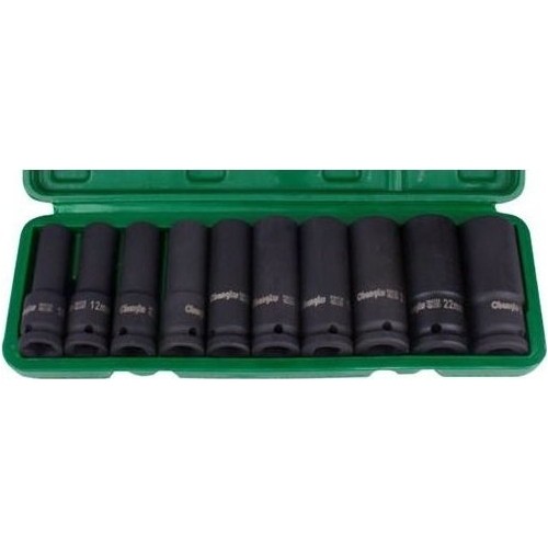 1/2" Deep impact socket set 10pcs.