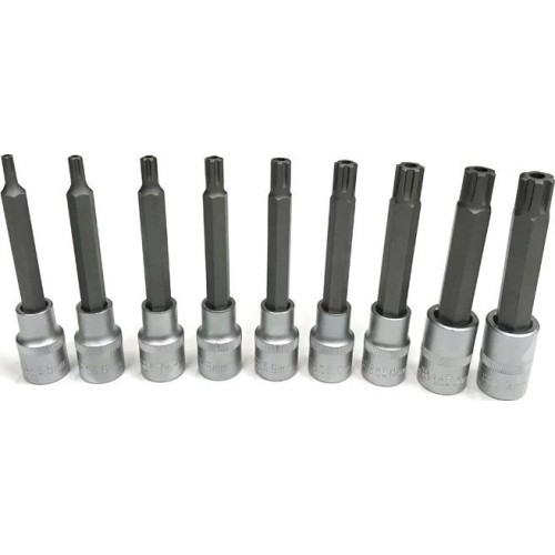 1/2"+3/8" Dr. Bit socket set (RIBE) 9pcs