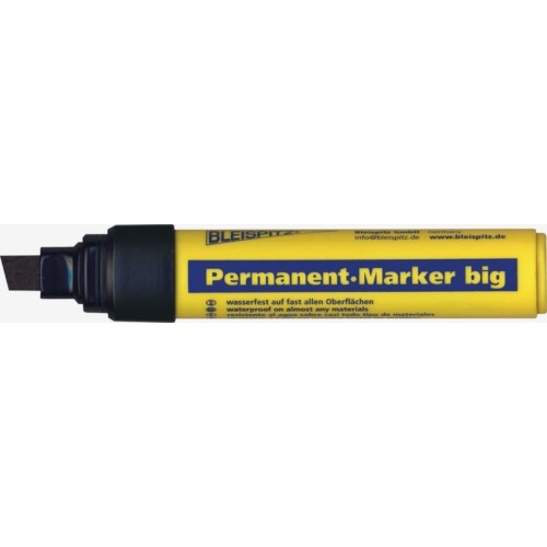 Markeris, permanentinis, kirstas 4-12mm, 1vnt - Black