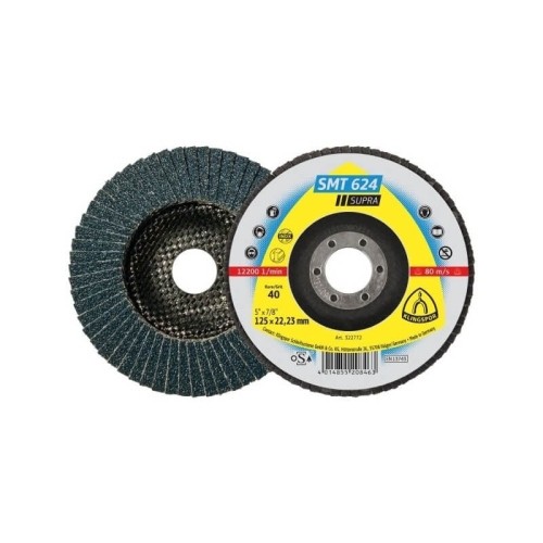 Lapelinis šlifavimo diskas KLINGSPOR SMT624 Supra 125x22,2mm P120