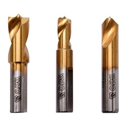 Drill welding points set 3pcs. (6.5-10mm) (cobalt)