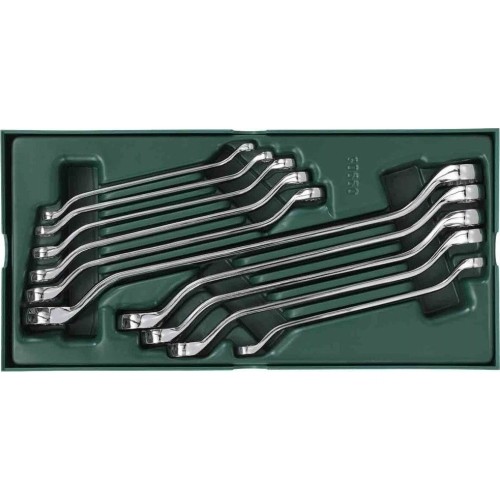 Tray. Double box end wrench set  10pcs.