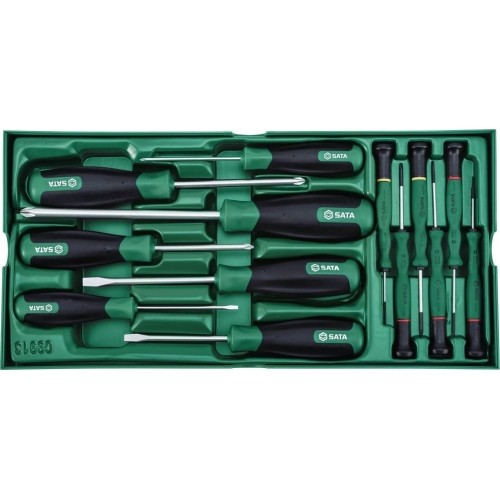 Tray. Screwdriver set 13pcs.