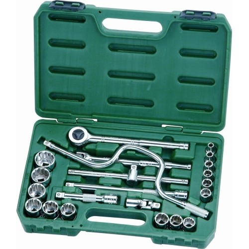 1/2" Dr. Socket set 22pcs. (5/16" - 1-1/4") (S.A.E.)