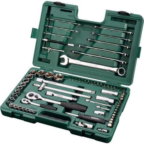 1/4" + 1/2" Dr. Socket wrench set 76pcs.