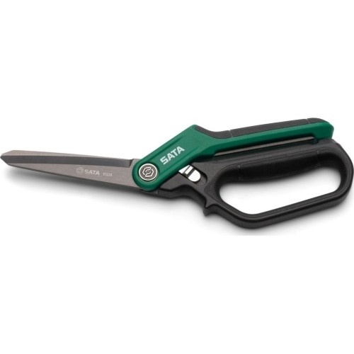 Rubber grip long-blade heavy duty scissors 280mm