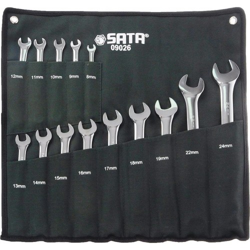 Combination wrench set 14pcs. (8-24)