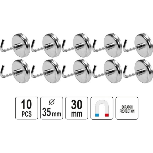 Magnetic hooks set 10pcs