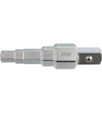 Raktas pakopinis terkšlei su kiauryme 1/2" (3/8", 29/68", 1/2", 21/32", 27/32")