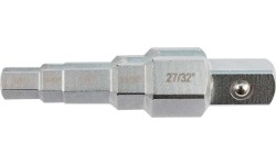 Step key for 1/2" Dr. Quick-release ratchet inner type