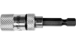 Screwdriver bit holder with magnet