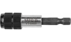 Screwdriver magnet bit holder with quick connect