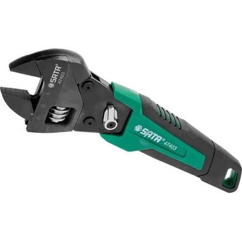 Ratcheting adjustable wrench 8", L200mm