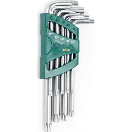 L-type hex key TORX  set 9pcs. (T10-T50) with hole