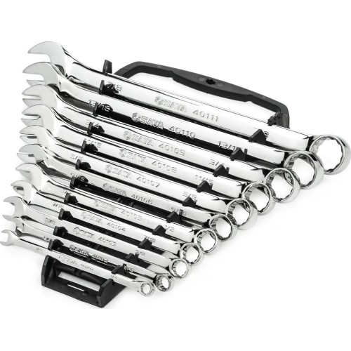 Combination wrench set 11pcs. (1/4"-7/8")