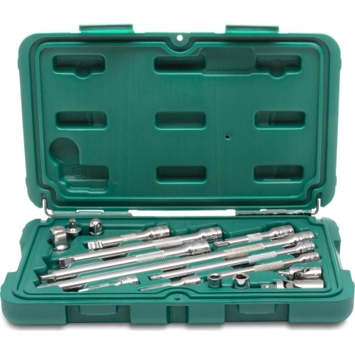 1/4" + 3/8" Dr. Adapter and accessory set 16pcs