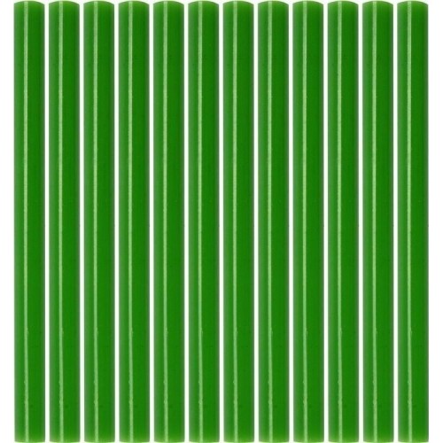 Hot glue stick set (green) (12pcs) 7.2x100mm