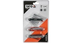 Foldup key HEX, INCH, TORX set 24pcs
