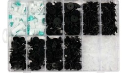 Plastic Push-Type Clip Assortment (290pcs) BMW