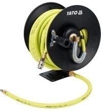 Hybrid air hose reel PVC+NBR Ø9.5 x 16 mm, 15 m