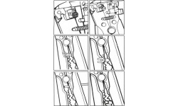 Replės laidų užspaudimui ir nuvalymui