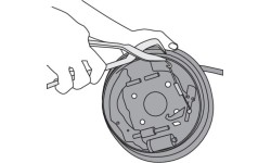 Stabdžių spyruoklės nuėmimo/uždėjimo rinkinys 3vnt.