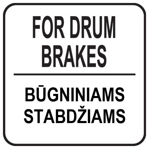 Stabdžių spyruoklės nuėmimo/uždėjimo rinkinys 3vnt.