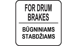 Stabdžių spyruoklės nuėmimo/uždėjimo rinkinys 3vnt.