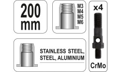 Riveter nut tool M3-M6