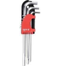 L-tipo šešiakampių prailgintų raktų rinkinys 9vnt. (1.5-10)