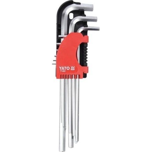 L-type hex key extra long set 9pcs. (1.5-10)