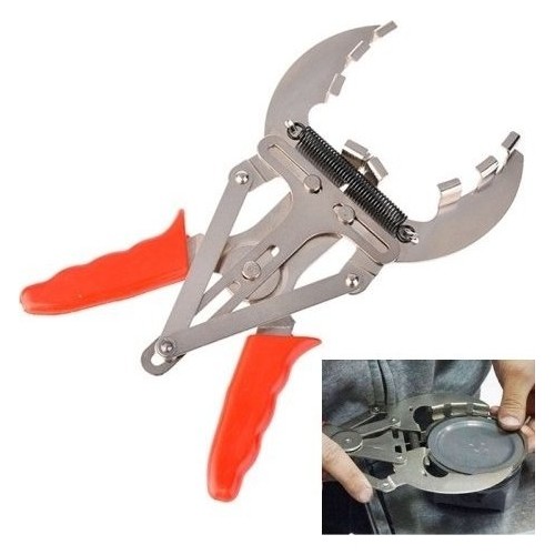 Piston ring clamping pliers