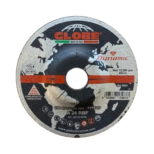 Grinding disc Globe 125x6.0x22.2 universal